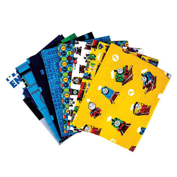 Yellow All Aboard with Thomas & Friends // Precuts One-Yard Bundle