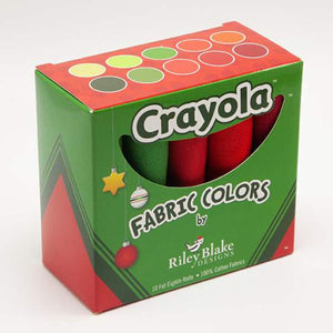 Crayola Christmas Confetti Cotton // Precuts Fat Eighths