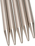 Double Pointed Needles DPN 6" inch (15cm) // stainless & bamboo