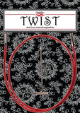 Twist Red Cables 2", 5", 6", 8", 14", 22", 30", 37", 50"