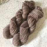 Ghost Ship | Worsted Merino Gray Grey Beige Neutral Ghost Light Black Semi Solid Tonal Superwash Wool / Indie Hand Dyed Ready to Ship