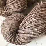 Ghost Ship | Worsted Merino Gray Grey Beige Neutral Ghost Light Black Semi Solid Tonal Superwash Wool / Indie Hand Dyed Ready to Ship