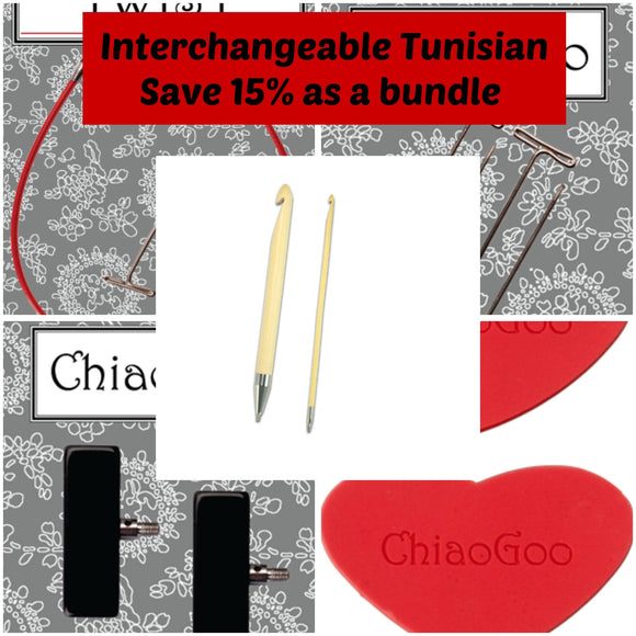 ChiaoGoo T-SPIN Tunisian Crochet Hook N - 10.00mm